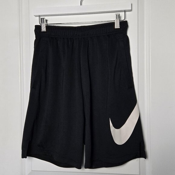 Nike Classic Logo Athletic Short 9.5" - S Black/White - Picture 1 of 4